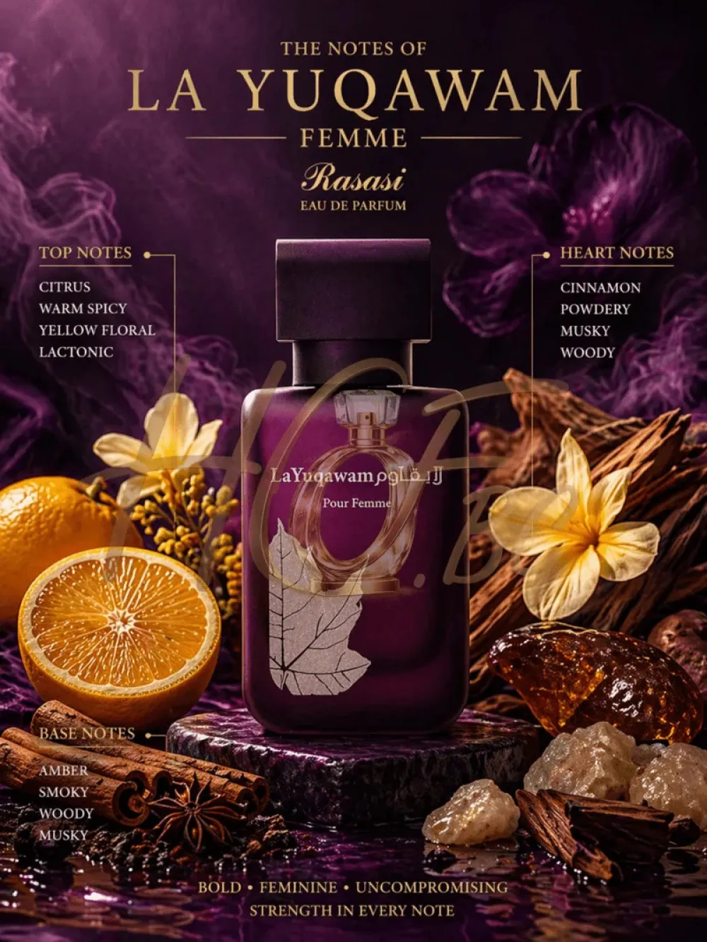 La Yuqawam Pour Femme agua de perfume para mujer 75 ml