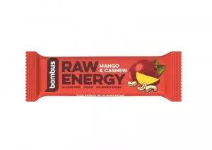 Bombus RAW ENERGY barrita de fruta mango y anacardos