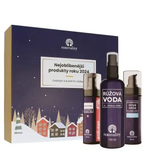 Renovality Original Series productos más populares de 2024 Sérum de bakuchiol 30 ml + agua de rosas 100 ml + crema de día con ácido hialurónico
