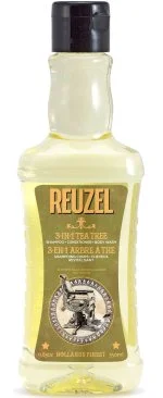 3 en 1 Tea Tree Champú-Acondicionador-Gel de Ducha para hombre 350 ml