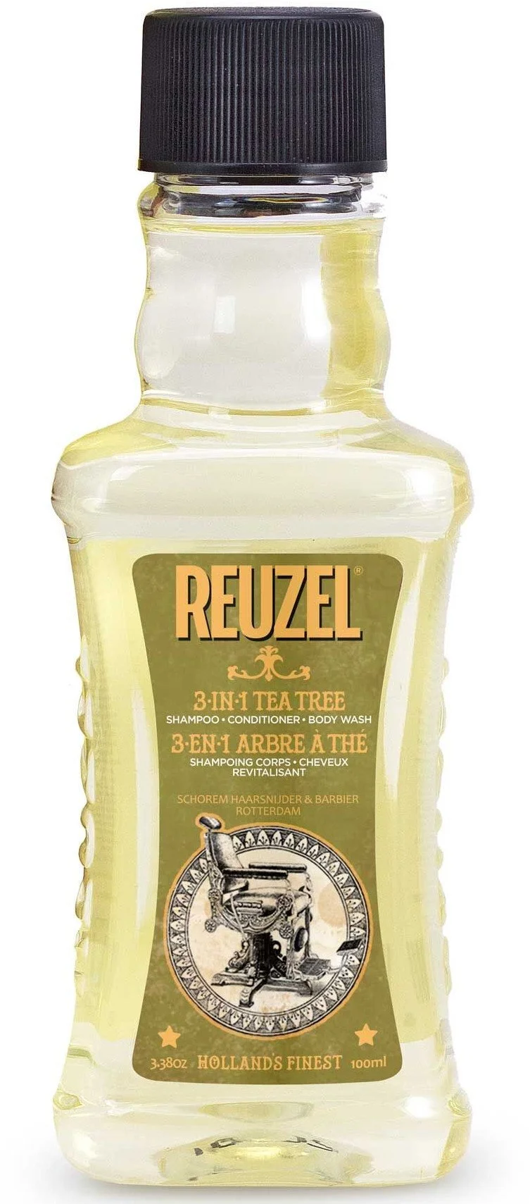 3 en 1 Tea Tree Champú-Acondicionador-Gel de Ducha champú para hombres 3 en 1 para hombres 100 ml