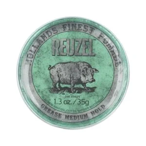 REUZEL Pomada para peinar Green Grease de fijación media 35 g