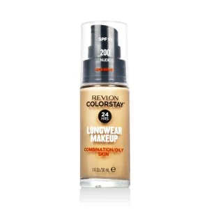 Revlon Colorstay Base de maquillaje de larga duración 24 horas SPF 15 (200 Nude)
