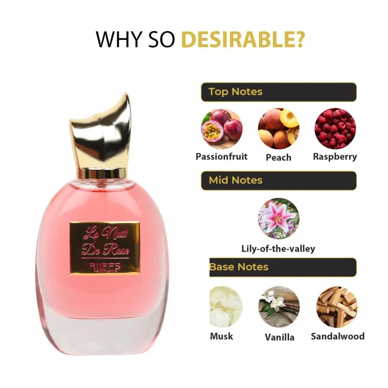 La Nuit De Rose W eau de parfum 100 ml