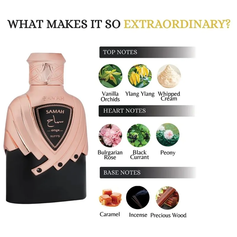 Samah Onyx Black M extracto de perfume 100 ml