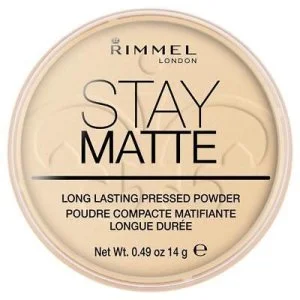 Rimmel Stay Matte Polvo Compacto 14 g - 001 Transparente