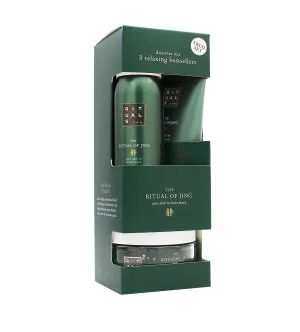 Rituals The Ritual of Jing set de regalo gel de ducha 50 ml + exfoliante corporal 125 g + crema corporal