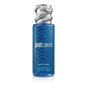 Roberto Cavalli Just Cavalli Vibrant Aqua spray corporal para mujer