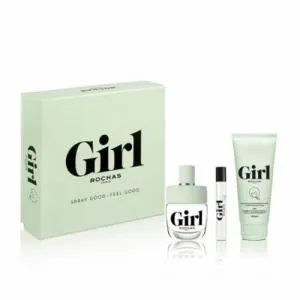 Rochas Girl EDT 100 ml + EDT MINI 7,5 ml + bálsamo corporal 100 ml W