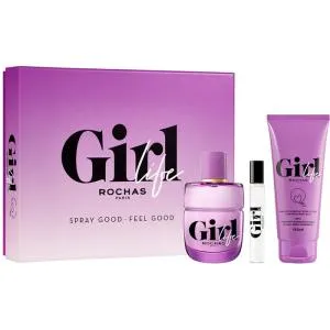 Rochas Girl Life EDP 75 ml + EDP MINI 7,5 ml + bálsamo corporal 100 ml W