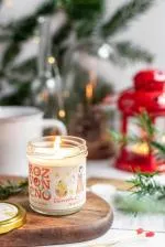 Rozvoněno Vela perfumada - Milagro de Navidad (130 ml) - con especias de pan de jengibre