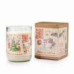 Rozvoněno Vela perfumada - Adviento fragante (310 ml) - con almendra, nuez moscada y vainilla