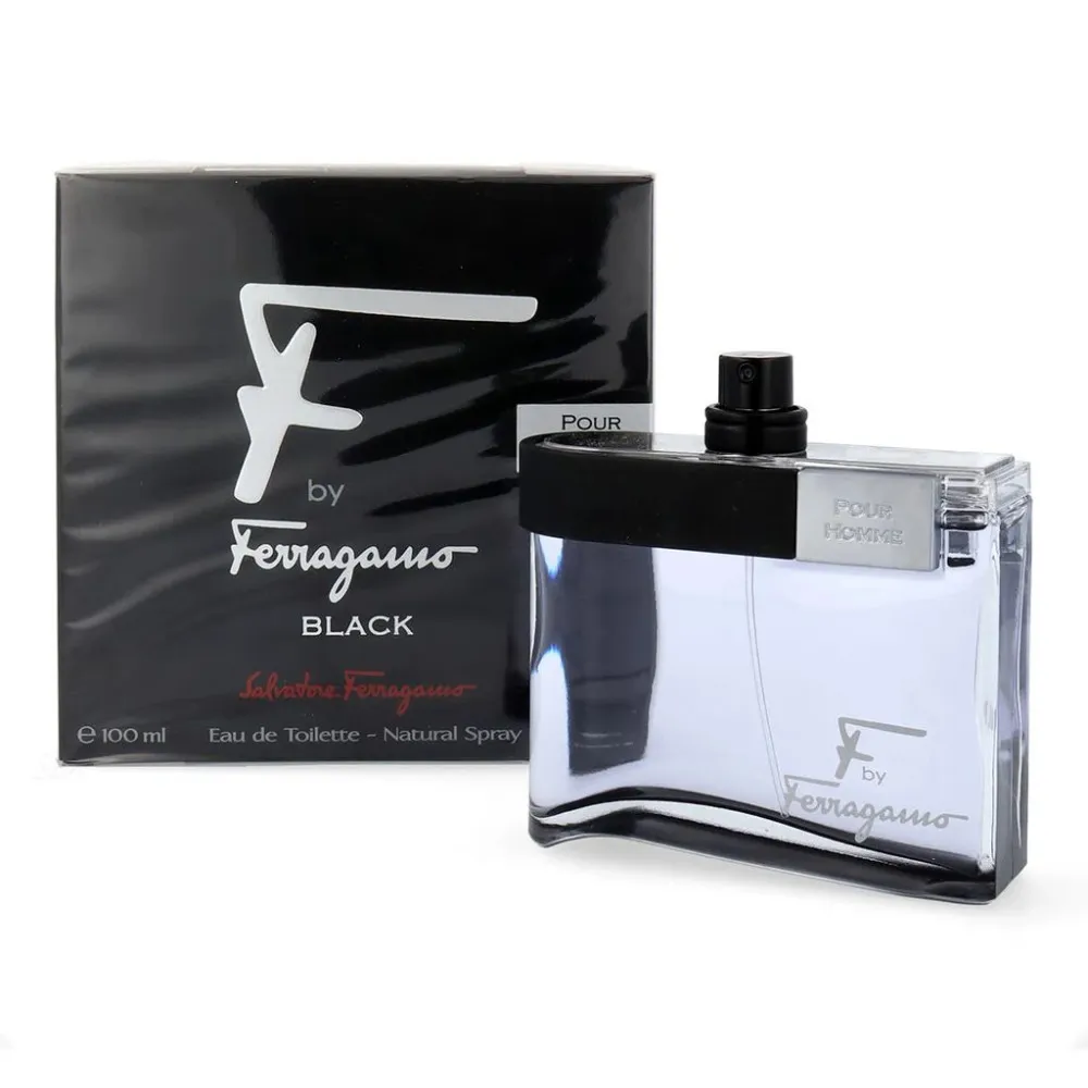 F by Ferragamo Black agua de tocador para hombre 100 ml