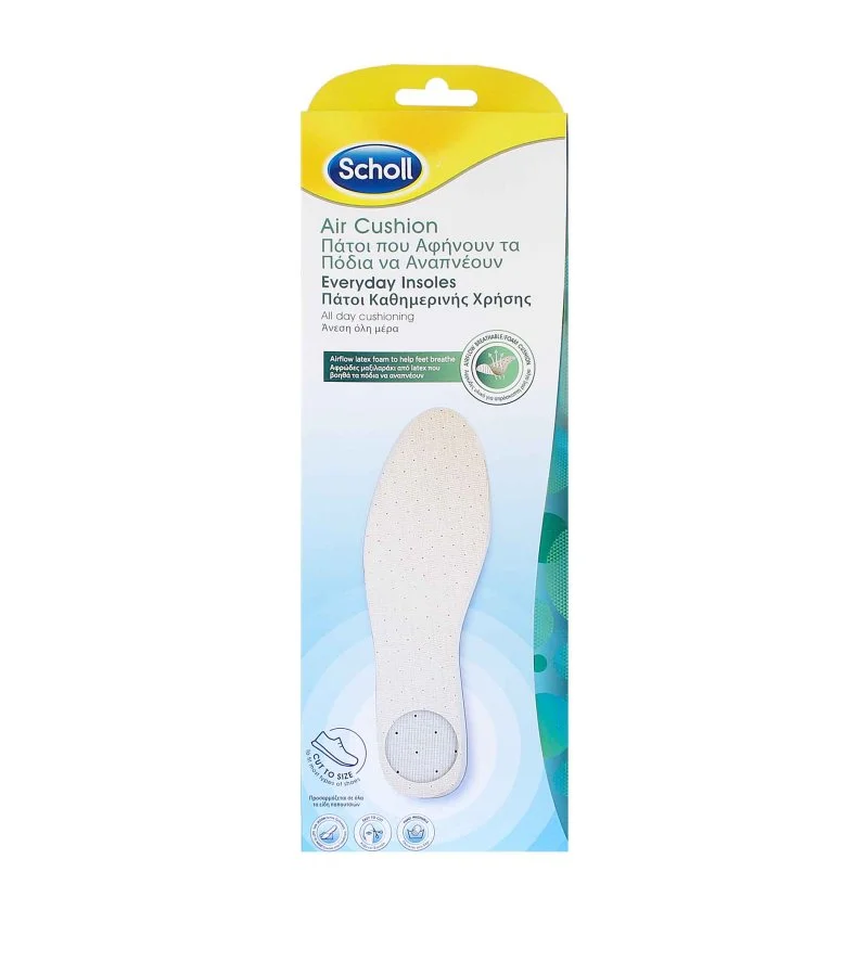 Air Cushion Everyday Insoles plantillas con espuma de látex Airflow 1 par