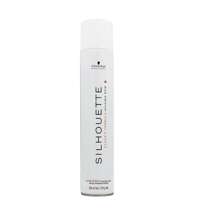 Silhouette Flexible Hold Spray laca para el cabello para brillo y fijación flexible 500 ml