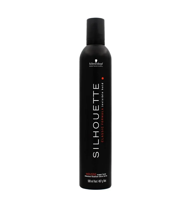 Silhouette Super Hold Foam espuma capilar para volumen y vitalidad con fijación fuerte 500 ml