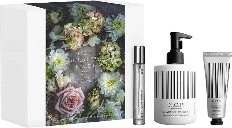 Naseem Olfactive facet 301 (10 ml + Jabón de manos 300 ml + Crema de manos 50 ml) Agua de Perfume