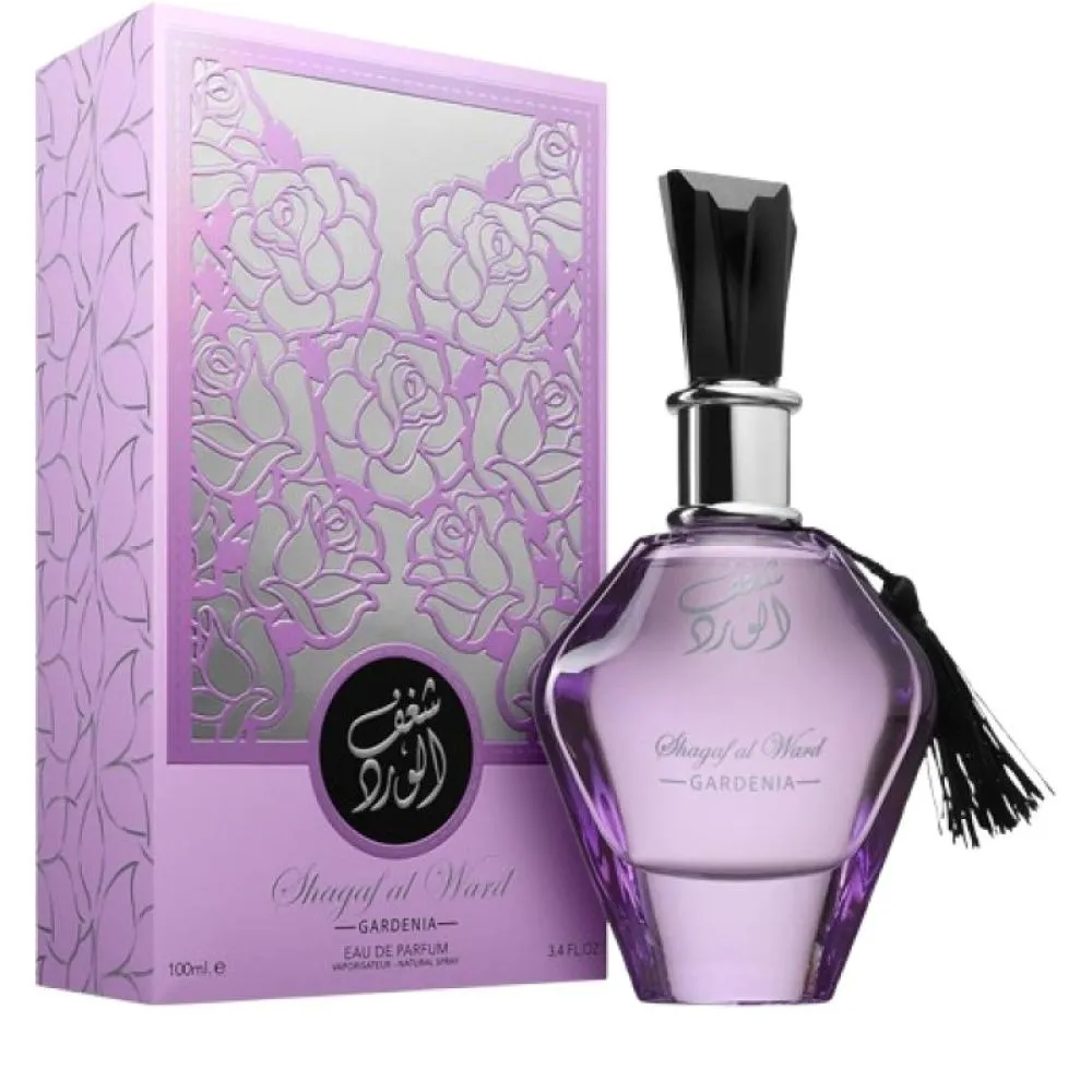 Shagaf Al Ward Gardenia Agua de perfume para mujer 100 ml