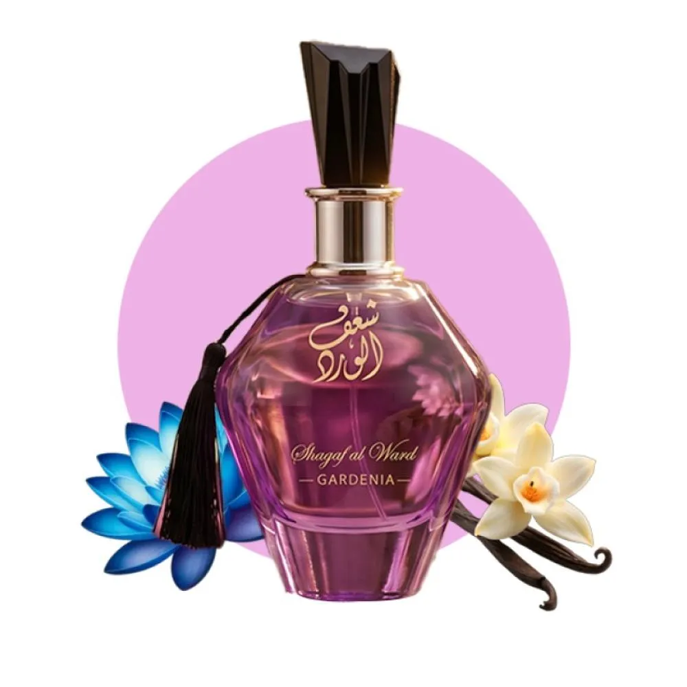 Shagaf Al Ward Gardenia Agua de perfume para mujer 100 ml