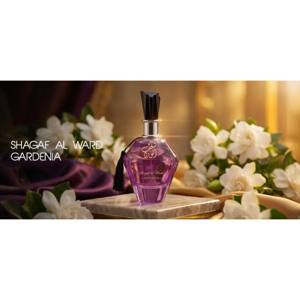 Shagaf Al Ward Gardenia Agua de perfume para mujer 100 ml