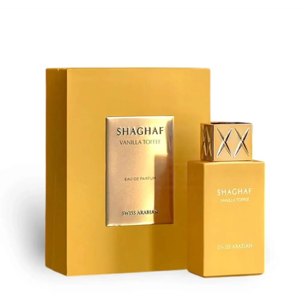 Shaghaf Vanilla Toffee agua de perfume unisex 75 ml
