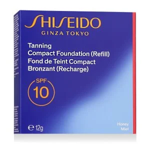 Shiseido Base de Maquillaje Compacta Bronceadora SPF 10 Recambio (Honey) 12 g