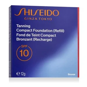 Shiseido Base de maquillaje compacta bronceadora SPF 10 Recambio (Bronce) 12 g