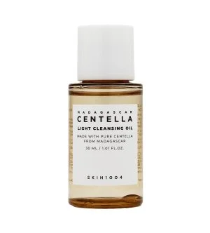 SKIN1004 Madagascar Centella Light Cleansing Oil aceite limpiador y desmaquillante con efecto calmante