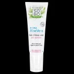 SO’BiO étic Gel de aloe vera - hipoalergénico BIO (125 ml) - hidratación intensa y efecto calmante para la piel