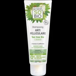 SO’BiO étic Champú anticaspa con árbol del té y bisabolol BIO (250 ml) - con zumo de aloe vera