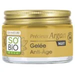 SO’BiO étic Gel nocturno BIO Anti-age Precieux Argan (50 ml) - regenera y alisa la piel