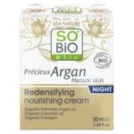 SO’BiO étic Anti-age Precieux Crema de noche nutritiva y reafirmante GOLD BIO (50 ml) - ideal para piel madura