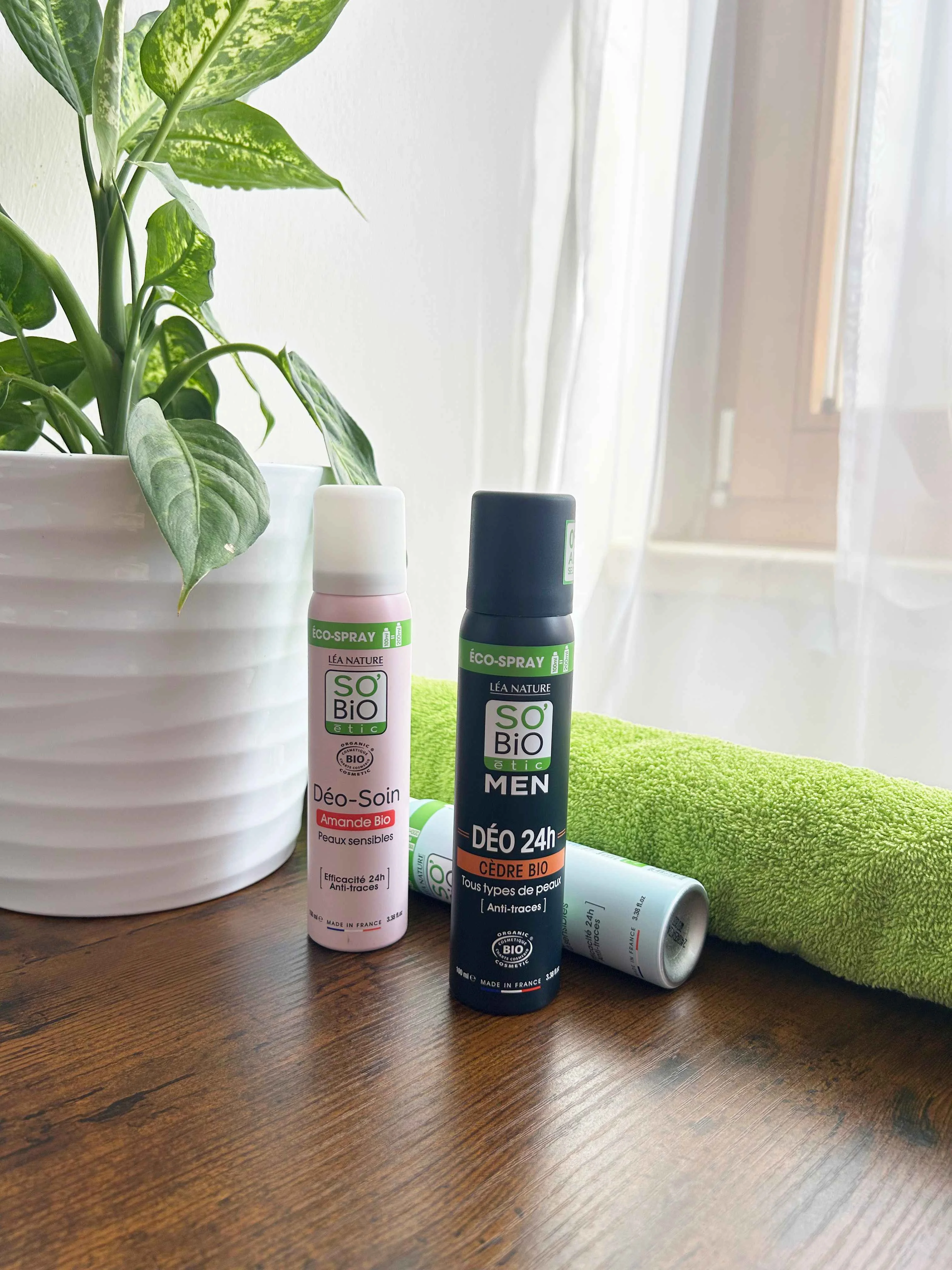 SO’BiO étic Desodorante natural ECO SPRAY 24h MEN - cedro BIO (100 ml) - eficaz hasta 24 horas