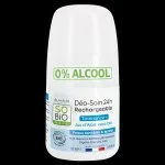 SO’BiO étic Desodorante roll-on 24h - Tolerance+ con Aloe vera BIO (50 ml) - eficaz hasta 24 horas