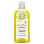 SO’BiO étic Gel limpiador antiimperfecciones - Clean Yuzu BIO (200 ml) - ideal para piel grasa