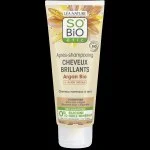 SO’BiO étic Acondicionador de argán para el brillo - para cabello normal a seco BIO (200 ml) - deja el cabello brillante y suave
