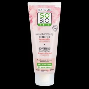 SO’BiO étic Acondicionador capilar con leche de almendras y proteínas de arroz BIO (200 ml) - para todo tipo de cabello