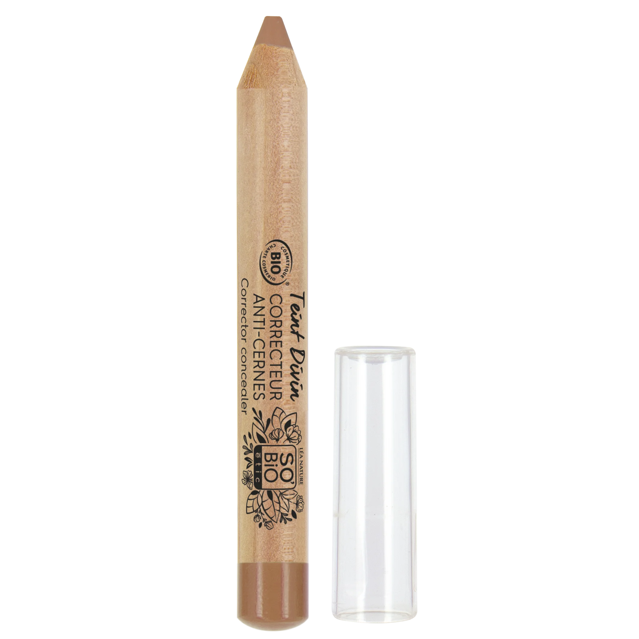 SO’BiO étic Corrector BIO (4 g) 25 BEIGE DORÉ — beige dorado - cubre las imperfecciones de la piel