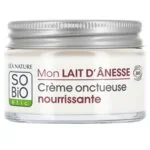 SO’BiO étic Crema intensamente nutritiva con leche de burra BIO (50 ml) - para piel muy seca