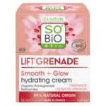 SO’BiO étic Crema de día iluminadora antiarrugas Lift'Grenade BIO (50 ml) - con granada