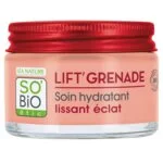 SO’BiO étic Crema de día iluminadora antiarrugas Lift'Grenade BIO (50 ml) - con granada