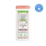 SO’BiO étic Crema de ducha suavemente hidratante con leche de burra BIO (650 ml) - todo tipo de piel