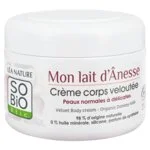 SO’BiO étic Crema corporal nutritiva con leche de burra BIO (200 ml) - también para piel sensible