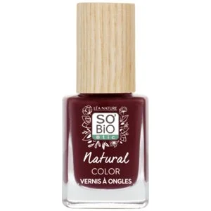 SO’BiO étic Esmalte de uñas - 15 rojo seductor (11 ml) - con un color brillante e intenso