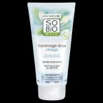 SO’BiO étic Peeling suave para uso frecuente Aloe vera hidratante BIO (150 ml) - con ácido hialurónico