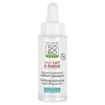 SO’BiO étic Sérum hidratante fortalecedor con leche de burra BIO (30 ml) - con ácido hialurónico