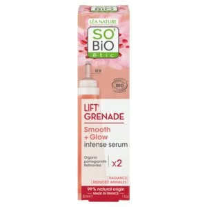 SO’BiO étic Sérum iluminador antiarrugas Lift'Grenade BIO (30 ml) - con granada