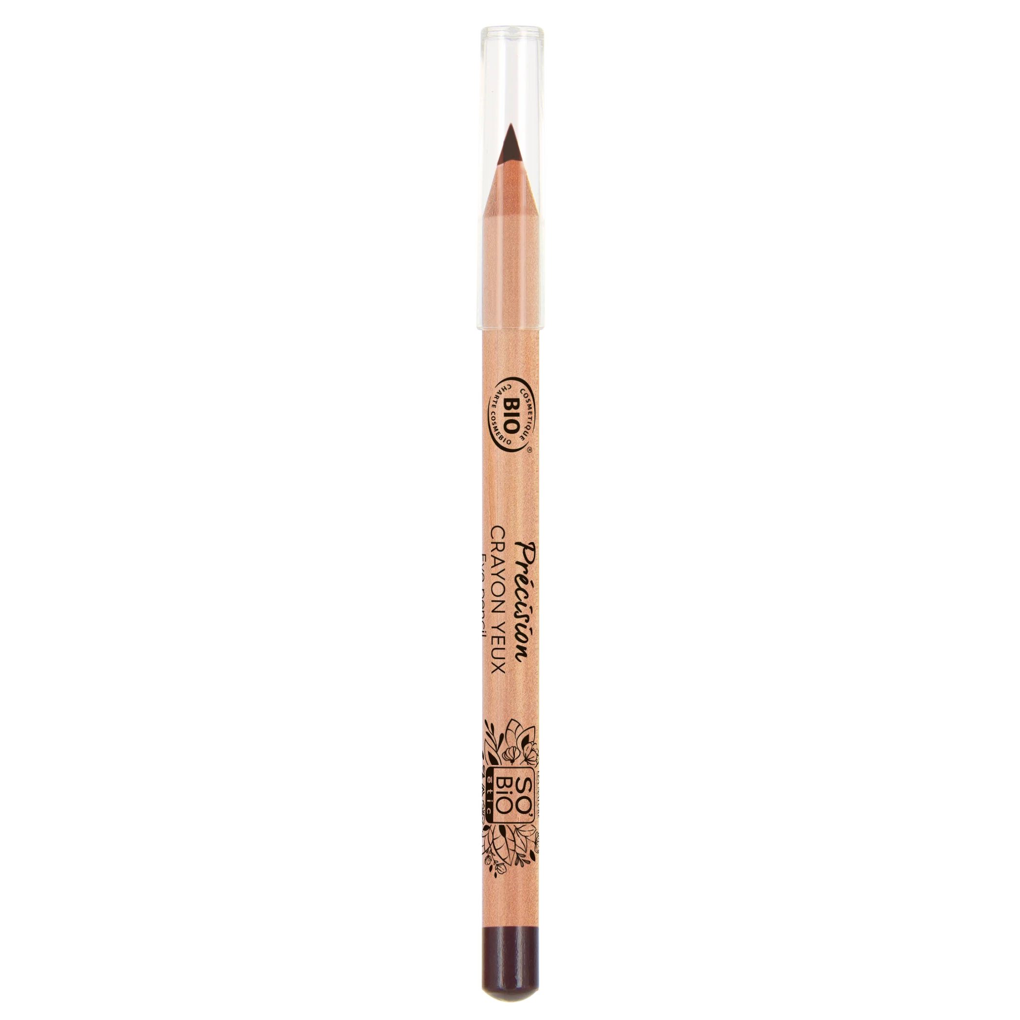 SO’BiO étic Lápiz de ojos natural PRÉCISION BIO (3 g) 01 negro BIO - realza tus ojos