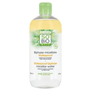 SO’BiO étic Agua micelar bifásica - Pur BAMBOO BIO (500 ml) - con bambú y moringa orgánicos