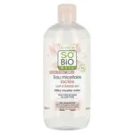 SO’BiO étic Agua micelar con leche de burra BIO (500 ml) - apta también para pieles sensibles